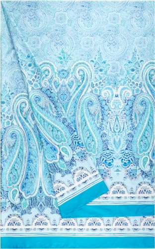Bassetti MERGELLINA Foulard aus 100% Baumwolle in der Farbe Ocean Blue B1, Maße: 350x270 cm - 9328421