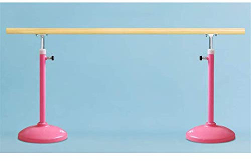 Ballettstange, freistehende Tanzstange, Mobile Fitness, Gymnastik, Dehnungsstange für Erwachsene und Kinder, Haushalt, verstellbar, zusammenklappbar (Farbe: Weiß)