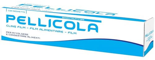 Pellicola con taglierina Alimenti Da Cucina Rotolo Trasparente Alimentare Professionale Misura H45 – 300 Metri