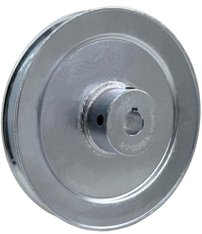 Saelno AB600-5/8 Single Groove Web Sheaves,v Belt Pulley 5/8 bore 6 OD,Motor Pulley Carbon Steel for A B 5L 4L V-Belts