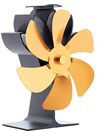 El Ventilador De Estufa De Calor Revelado Distribuye El Aire Caliente Por Ventilador De Chimenea Silencioso Para Pellet Madera