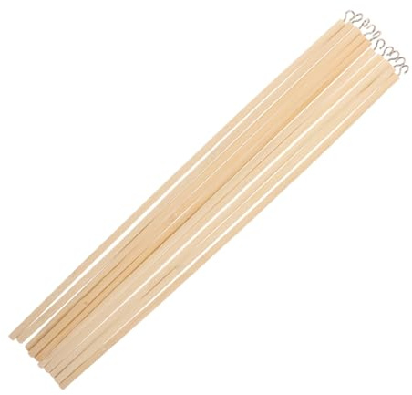 BESPORTBLE Tragbare Laternenstäbe 10 Stück Leichtes Holzmaterial Laternenhalter für Papierlaternen Selbstgemacht Laternenzubehör für Feste und Wohnambiente