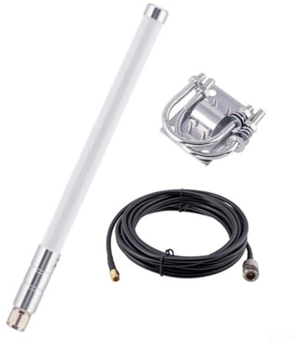 Per LoRa 915MHz Antenna, Per Helium Hotspot HNT Miner 868MHz Fibra di vetro Lunghezza 32Cm Antenna Resistente Alle intemperie Con Cavo di Prolunga