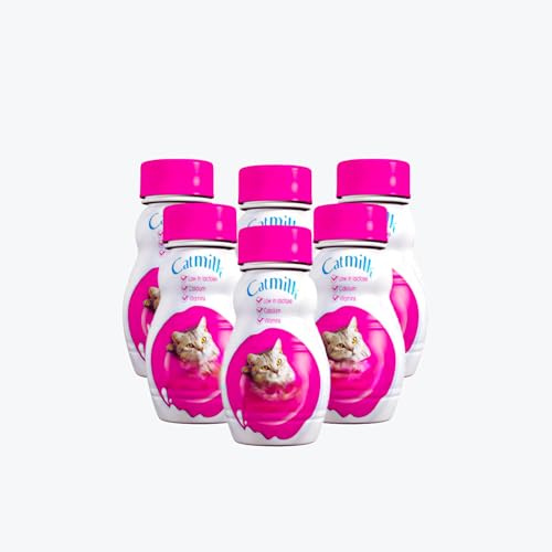 Cat Milk Deliciously Sweet 6 × 200ml Bottles - Whiskas LACTOL KITTEN Milk