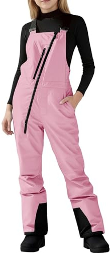 Zilosconcy skihose kinder 152,Skihose Kinder 2026 Jungen Mädchen kurzgröße Outdoor Winter Schneehose Frauen Winddicht Softshellhose Warme Wasserdicht Trekkinghose Outdoorhose Rosa 6-7years