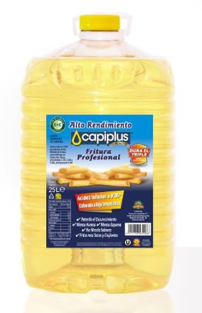 CapiPlus Olio di Girasole ad Alto Rendimento Professionale, 25 Litri