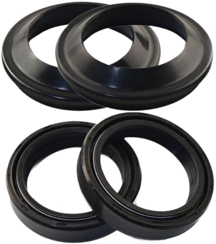 Joint d'huile d'amortisseur de fourche avant de moto 41x54x11, Compatible avec NT650 NTV650 XL650 CB650F CBR650F NC700X XL700V NT700V(Oil and Dust Seal)