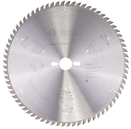 Bosch ProfessionalKreissägeblatt Expert für Wood, 300 x 30 x 3,2 mm, 72, 2608642510