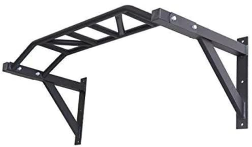 Gronk Fitness Wall Mounted Pull Up Bar | Chin Up Bar | Multi Grip Pull Up Station | Perfect for Commercial and Garage Gym