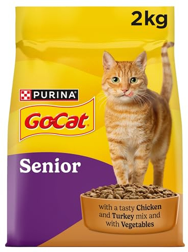 GO-CAT Senior Chicken Dry Cat Food 2kg