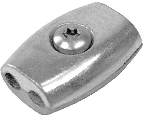 Versandbox24 1 Stück Drahtseilklemmen 2 mm Edelstahl A4 Eiform