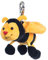 Schaffer Knuddel mich! Schaffer 0247 Plüsch Schlüsselanhänger Biene Sabiene, gelb-schwarz, 9 cm