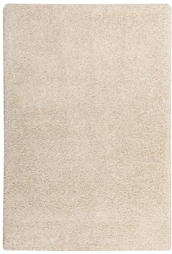 Steffensmeier Ragolle Twilight Hochflor Teppich Shaggy, weich & elastisch, moderner Wohnzimmer Teppich, Creme 6926, 133x195 cm