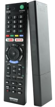 azurano Fernbedienung für Sony RMT-TX300E, 1-493-314-11, kompatibel mit Son | Direkttasten für Youtube & Netflix