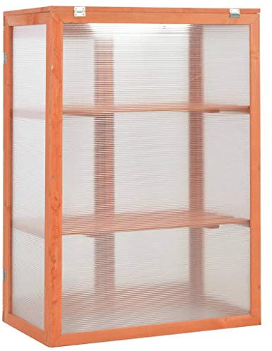 Tidyard Serra in Legno e Pannelli PC con 2 Ripiani e 2 Ante | 75 x 47 x 109 cm