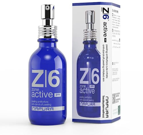 Z6 Anti Dandruff Dry Scalp Serum for Itchy, Sensitive and Irritated Scalp - Intensive Dandruff Peeling Treatment (1.69 fl oz) for Women and Men with Salicylic Acid, Zinc, Tea Tree Oil by NAPURA