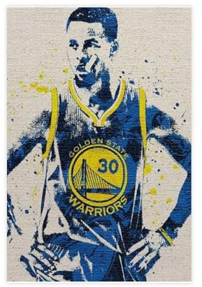 Basketball The Greatest Shooter in History Stephen Curry Sportstern Poster 22 Leinwand Poster Wandkunst Dekor Druck Bild Gemälde für Wohnzimmer Schlafzimmer Dekoration ungerahmt 30 x 45 cm