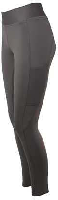 PFIFF 103110 Winterreitleggins „Alaska“ mit Handytasche, Kinder Damen | Grau 122/128