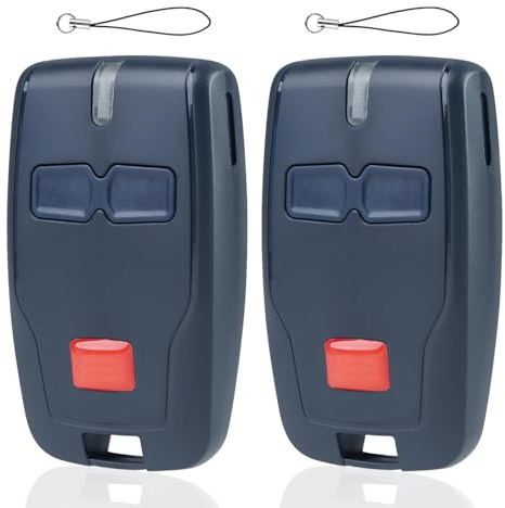 2 Piezas Mando Garaje BFT Clonador 433,92MHz Rolling Code, Compatible con BFT Mitto 2, Ghibli, Kleio, TRC 2, RCB2, Control Remoto Universal para Puertas Automáticas y Garajes, Programación Fácil