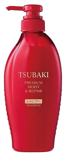 Tsubaki Premium Moist Shampoo 450ml - T?gliche Reparatur f��r besch?digtes Haar von der Wurzel bis zur Spitze