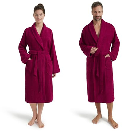 Möve Unisex Homewear Schalkragenmantel Basic Schalkragenmantel