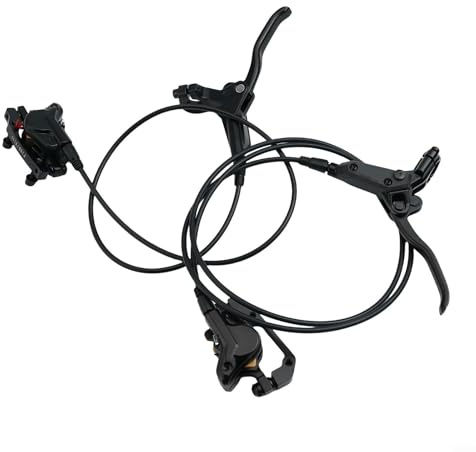 Mountain For Bike Kit de frein à disque hydraulique avec leviers en alliage d'aluminium CNC et étriers à 2 pistons pour rotors de 160 mm, freins avant et arrière inclus