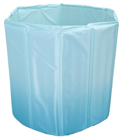 Riuulity Tragbare Kalte, Faltbare Eisbadewanne für Sportler, Vielseitig für Alle Jahreszeiten, Einfache Einrichtung und Wartung (70cm)