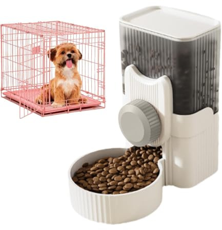 Automatic Feeder For Cage – ABS Material | Dog Cage Water Dispenser | Auto Refill Feeder | Small Animal Food Dispenser For Hedgehog, Cat, Chinchilla, Ferret, Kitten, Guinea Pig, Puppy