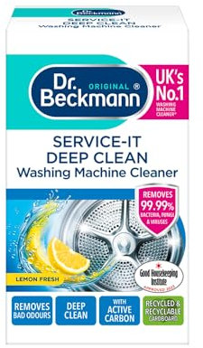 Dr. Beckmann Service-it Deep Clean Washing Machine Cleaner | Removes 99,99 % of bacteria and fungi and viruses | eliminates bad odours | 250 g