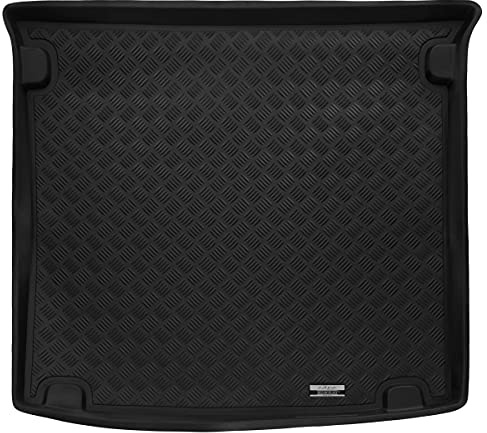 AZUGA Kofferraumwanne für VW Caddy (Life) ab 2004 (5-Sitzer) | rutschhemmend, wasserdicht, geruchsneutral, hoher Rand, passgenau, Kofferraummatte, AZ10052524