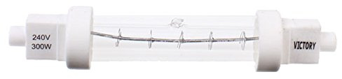 VICTORY 5 x 300w Clear Jacketed Heat Lamp. 117mm (64243011 IRL300C/7) Click to Open expanded View 5 x 300w Clear Jacketed Heat Lamp. 117mm (64243011 IRL300C/7)