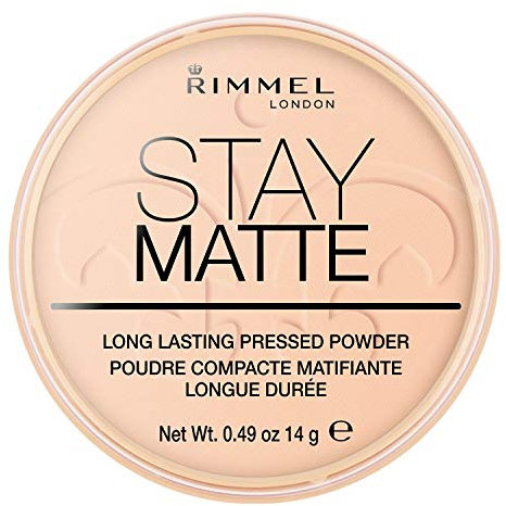 Rimmel Poudre Matifiante Stay Matte, Anti-brillance, Fini mat et naturel, 006 Warm Beige, 14g