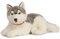 Living Nature Soft Toy - Großes Stofftier Husky , grau und weiß (60cm)