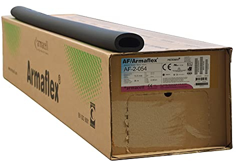 AF/Armaflex Kälte Kautschuk Isolierung AF2 - 2m Stange (Kautschuk, 54 mm Rohr x 13,5 mm Isolierstärke)