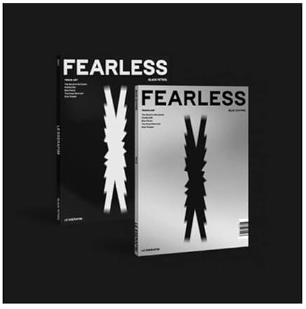 LE SSERAFIM FEARLESS 1st Mini Album Vol.2 BLUE CHYPRE Version CD+112p Booklet+1p PhotoCard+1p PostCard+1ea Sticker+1p Transfer Paper+Tracking Sealed