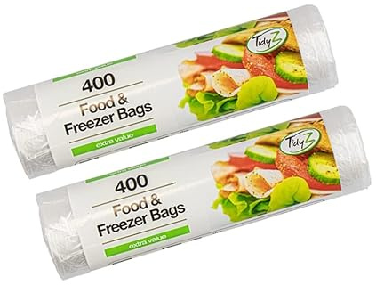800 x Food Storage Bags Lunch Boxes Sandwiches Fruit 17cm x 22cm On A Roll