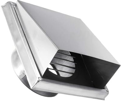 YYGJYGOO Rejillas de ventilacion, Rejillas de ventilacion Grandes, Salida de Aire Cuadrada, Cubierta de ventilación de Campana extractora Cuadrada (Size : 150mm/5.91in)