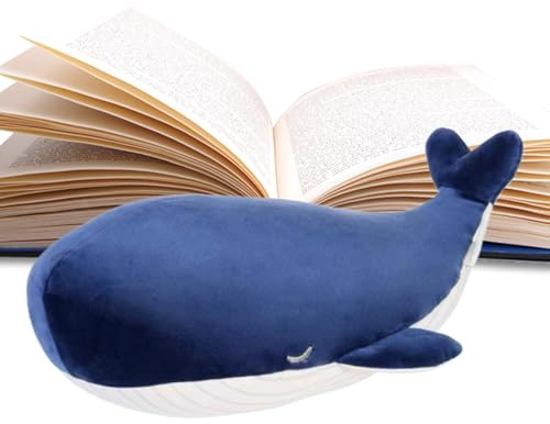 DAWCBVJQ Walplüschspielzeug, Wal -Stofftierplüschspielzeug,Whale Plüsch Puppenspielzeug | Cartoon hautfreundlich, Festivaldekorationen für das Wohnzimmer im Schlafzimmer begleiten