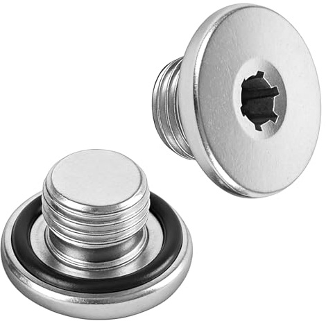 2 Stück Ölablassschraube mit Dichtung,Ölablassschrauben,Auto-Ablassschrauben Ersatzteile,Langlebiger Metallersatz Kompatibel mit Opel Vauxhall Astra Chevrolet Cruze 90502556 93177277 93193367 96023264