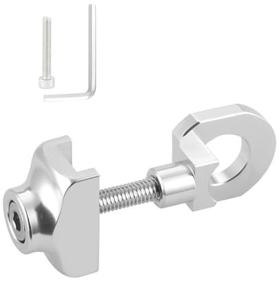 CRFFZ Tensor de cadena de bicicleta, tensor de cadena de bicicleta, dispositivo anticaída, para bicicletas de una sola velocidad, tornillo de tornillo, tensor de aleación de aluminio