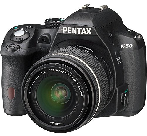 Pentax K-50 Appareil photo numérique Reflex 16 Mpix Kit Boîtier + Objectif 18-55 mm - Noir