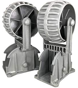 Pactrade Marine Par de Ruedas inflables de Nailon para Bote/Plataforma rodante de Barco