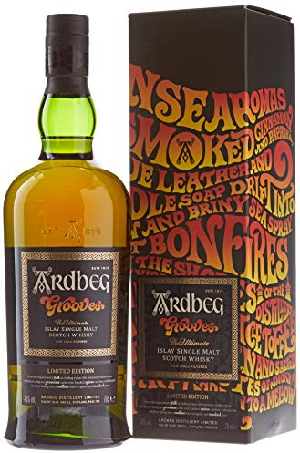 Ardbeg Grooves Edition Limitée Whisky en Coffret Cadeau 2018 0.7 L