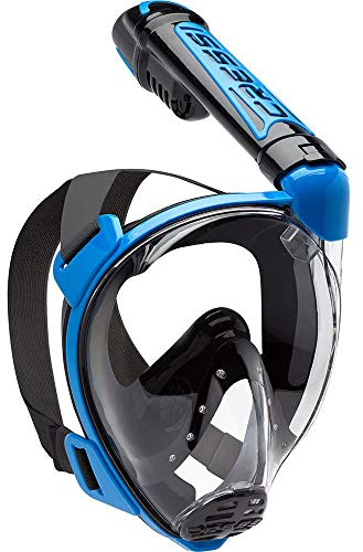 DUKE DRY FULL FACE MASK BLACK/BLUE M/L