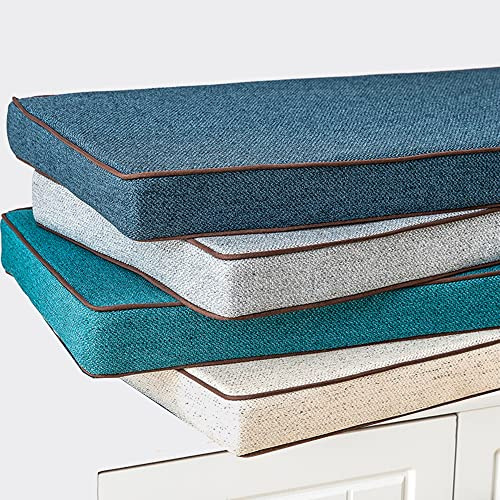 Hruile Cuscino per Panca per Mobili da Interno Cuscino per Seduta | 90x30x5cm, Elegante, Set di Materassini Antiscivolo per Divano, per Poltrona e Sedia da Pranzo Dondolo