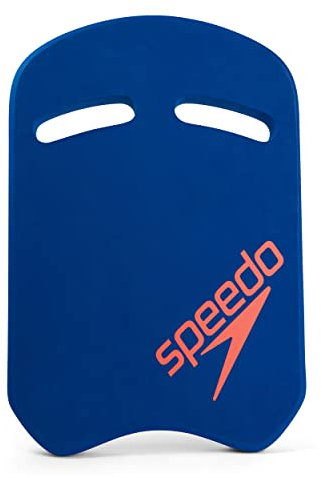 Speedo Unisex Erwachsene Schwimm-Kickboard | Komfortabel | Wasserdichtes Design | Kraft für den Unterkörper Trainingsausrüstung, Blue Flame/Fluo Tangerine, Einheitsgröße
