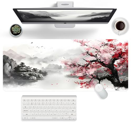 FYting XL Mouse Pad,Gaming Mouse Pad 900x400,Anime Mouse Pad,-Natural Rubber Non-slip Base, Waterproof and Stain-proof, Suitable for PC, MacBook,Laptop(B)