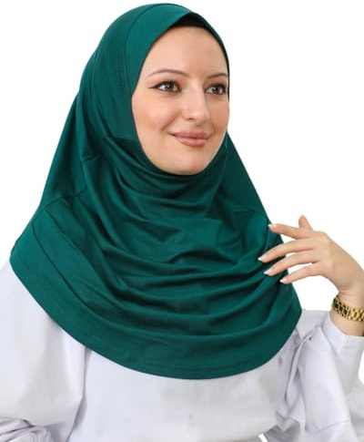 Prien Chic Hijab Für Damen, Türkisch Kopftuch Muslim, Frauen Konfektionskleidung Schal Kleider, Muslim Weicher Jersey Kopftücher, Burka, Easy Hijab Set, Muslimisch Abaya