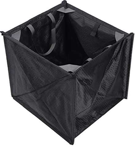 HERCHR Kletterseil Korb, Nylon Schwarz, Tragbarer Klapp Korb, Schnur, Aufbewahrung Rahmen Tasche Für Outdoor-Kletter Werkzeuge Und Zubehör