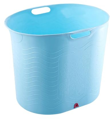 Qumiuu Kinderbadewanne,Babybadewanne,Verdickte Komfort-Babybadewanne, hochtemperaturbeständig | Sichere tragbare Badewanne für unterwegs, große Badewanne für Kleinkinder, Badeeimer für Babypartys